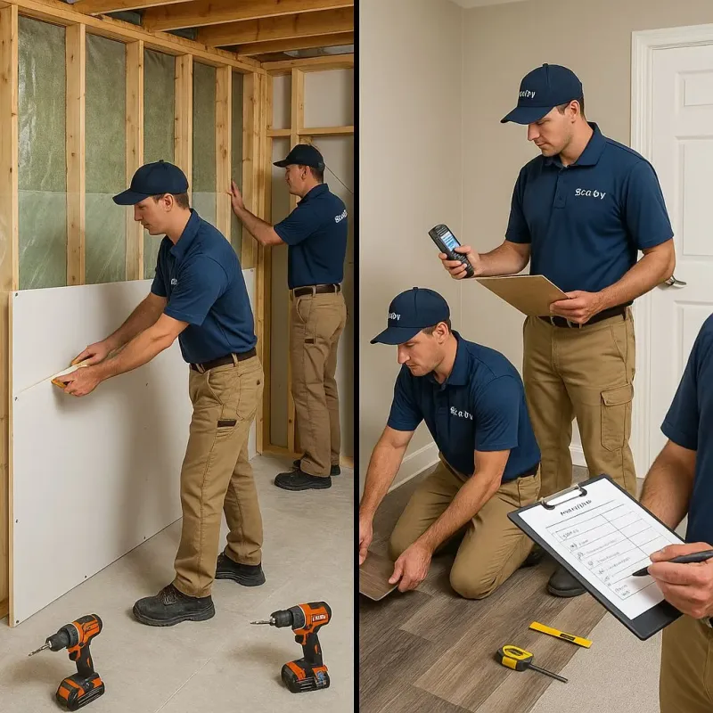Repairs and Reconstruction process in Harrison, NJ
